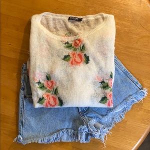 Floral Sweater